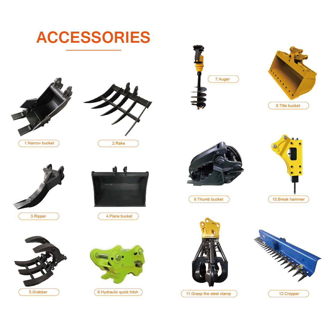 Excavator Accessories​